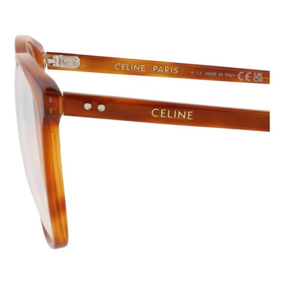 Celine Womens Square/Rectangle Havana Havana Transparent Fashion Designer - Picture 4 of 4